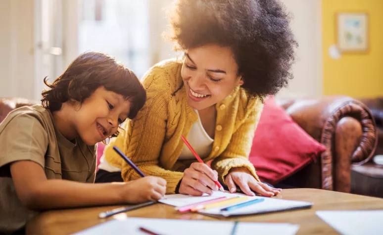 Mother and child coloring Mother and child coloring